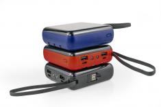 OXE Powerbanka do kapsy, kapacita 10000 mAh, modrá